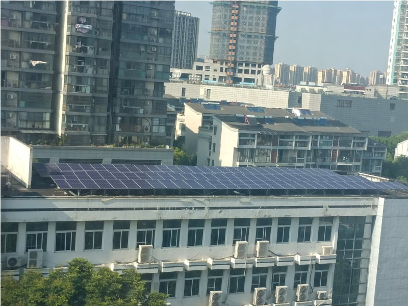 安徽宣城市直首個集中辦公區分布式光伏發電項目投入使用